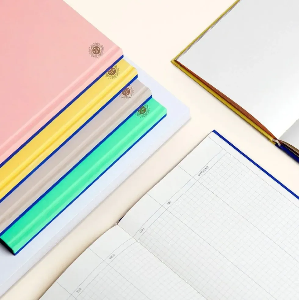 Notebook Planner Yellow / Blue