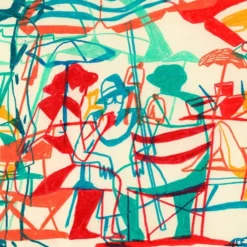 Of Parasols And Deckchairs Giclée Print