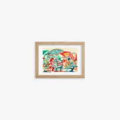 Of Parasols And Deckchairs Giclée Print