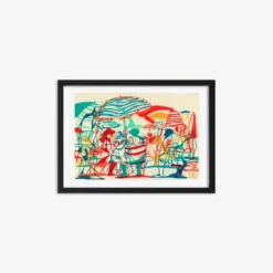 Of Parasols And Deckchairs Giclée Print