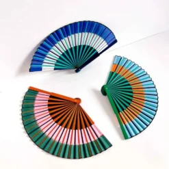 Orange Double Rainbow Fan
