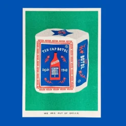 Package of Indonesian Jasmine Tea Risograph