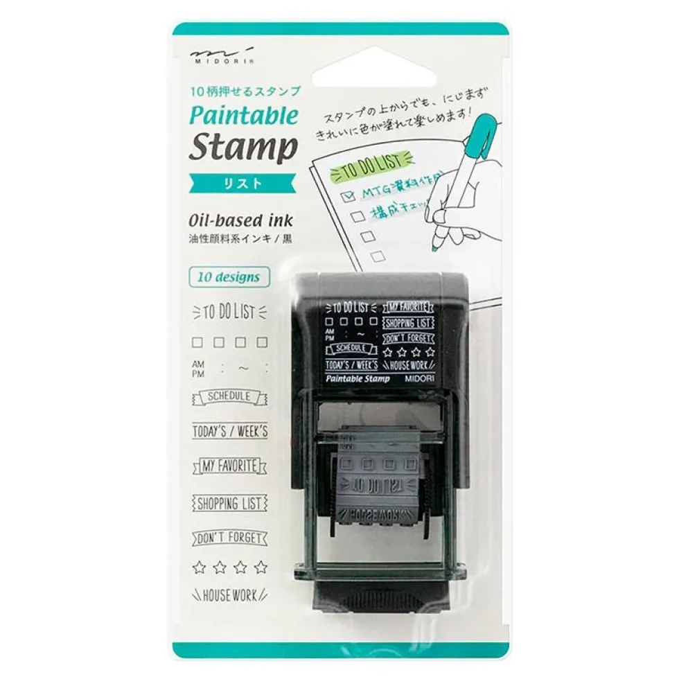 Paintable Stamp List