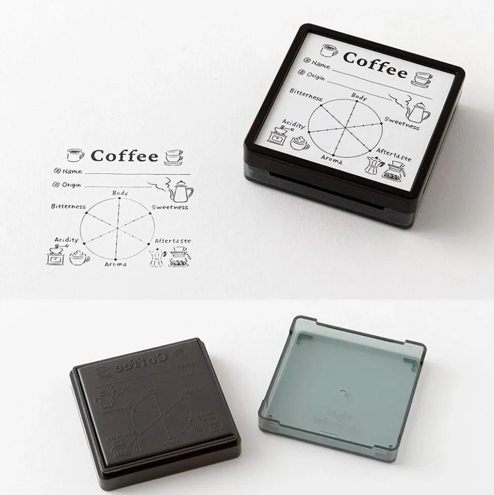 Paintable Stamp Pre-inked Coffee