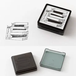 Paintable Stamp Pre-inked Reading List