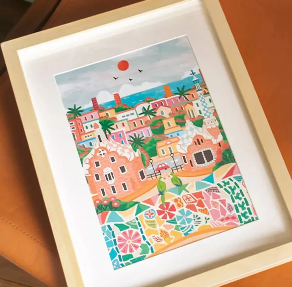 Paint by Number Kit - Barcelona