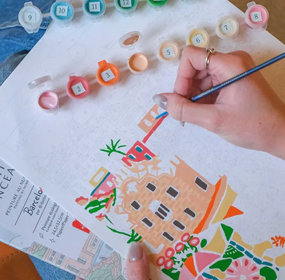 Paint by Number Kit - Barcelona