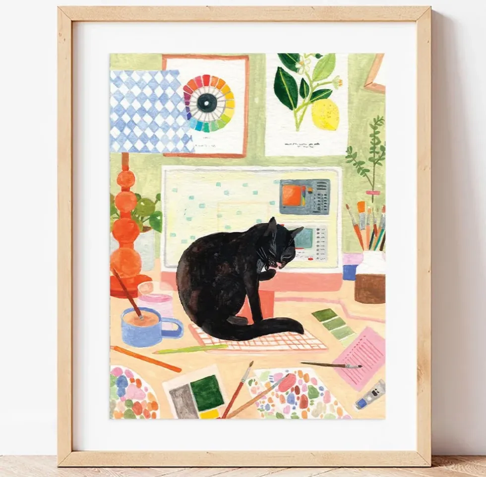 Paint by Number Kit - El descanso del gato