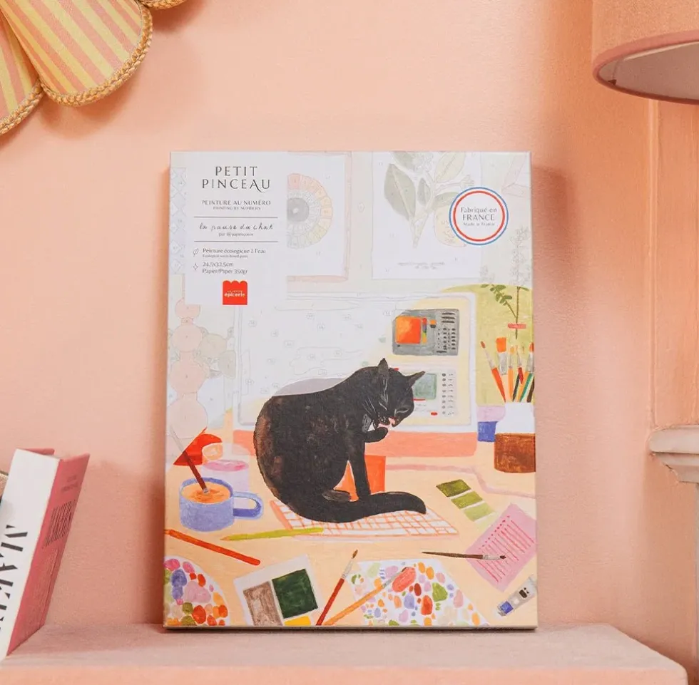 Paint by Number Kit - El descanso del gato