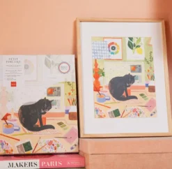 Paint by Number Kit - El descanso del gato