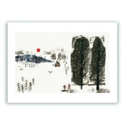 Paisaje Nevado Giclée Print