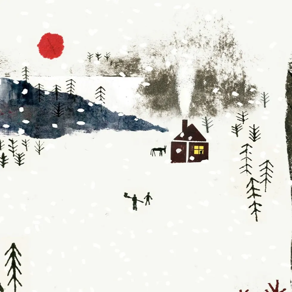 Paisaje Nevado Giclée Print