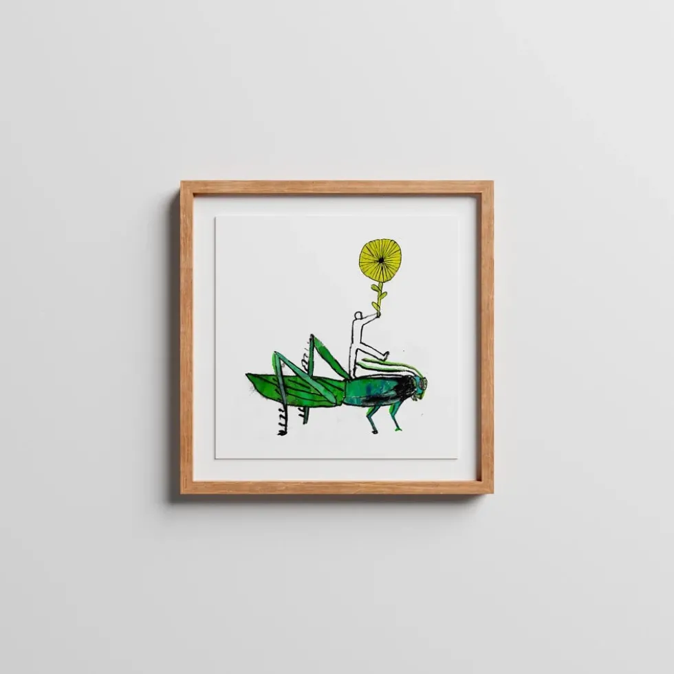 Palabras Manzana Giclée Print 22x22