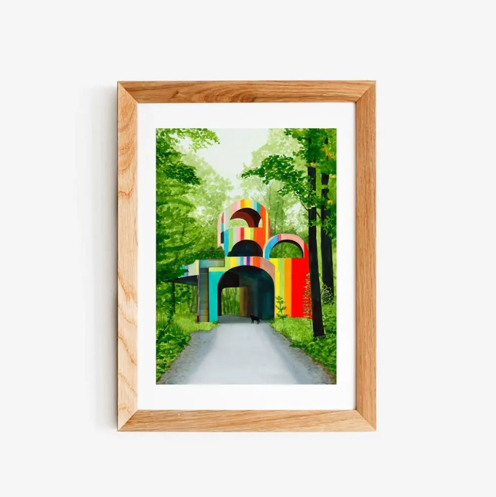 Palace Giclée Print A5