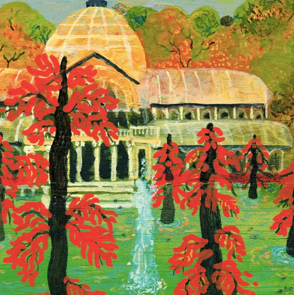 Palacio de Cristal Giclée Print A4