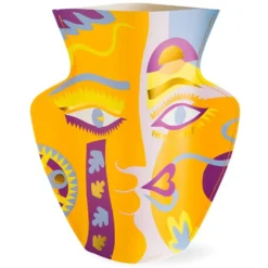 Paper Vase Claire Johnson Orange