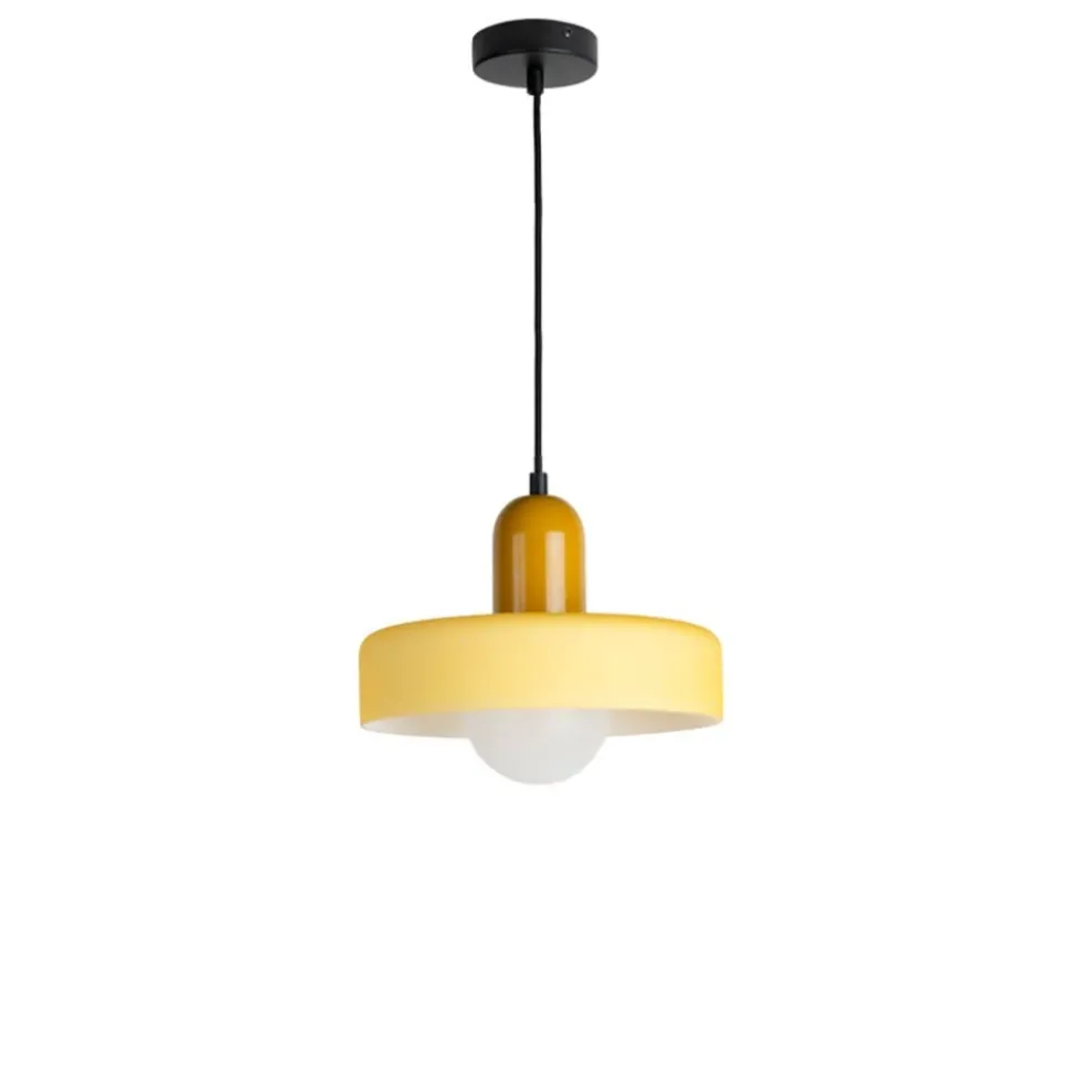 Pedant Lamp Opaco Grato Ochre Yellow & Soft Yellow