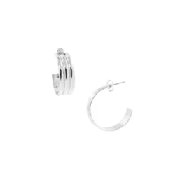Pendientes Nike Plata