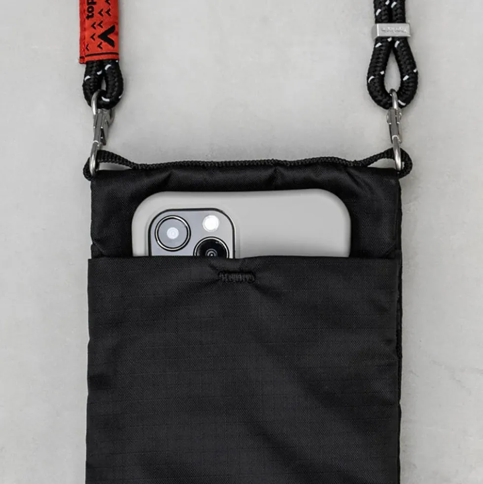 Phone Sacoche Black Tech Sateen