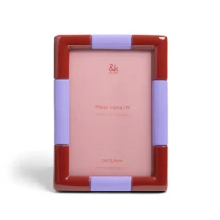 Photo FrameRift Rectangle Burgundy