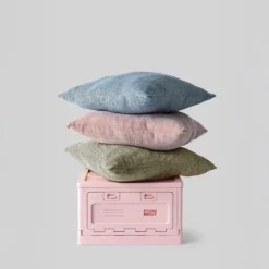 Pillow Cover Red / Light Blue