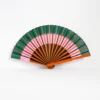 Pink Double Rainbow Fan