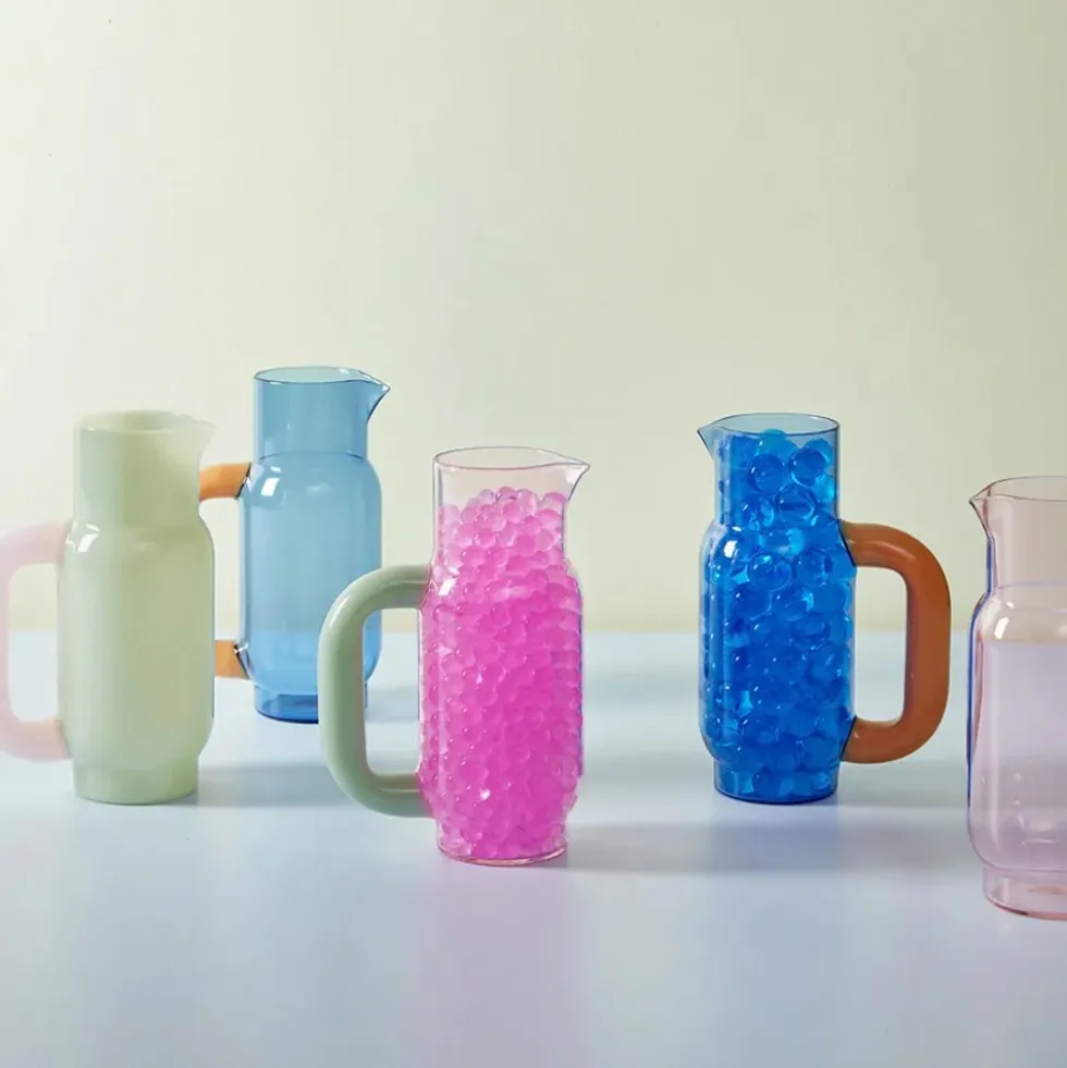 Pitcher Blue Milky Amber