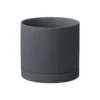Plant Pot 191 - 170 x 160 mm Dark Gray