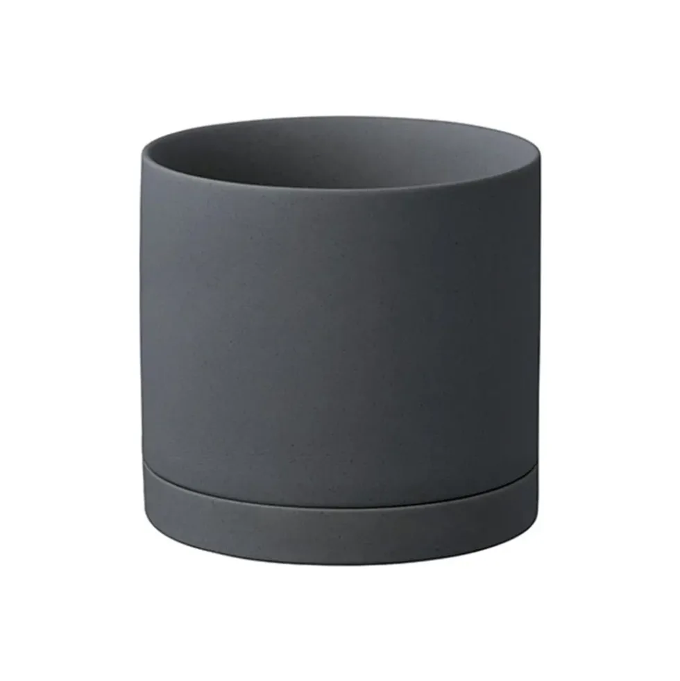 Plant Pot 191 - 170 x 160 mm Dark Gray
