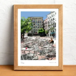 Plaza de Chueca Fine Art Print
