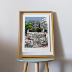 Plaza de Chueca Fine Art Print
