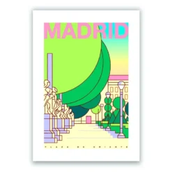 Plaza de Oriente Giclée Print A5