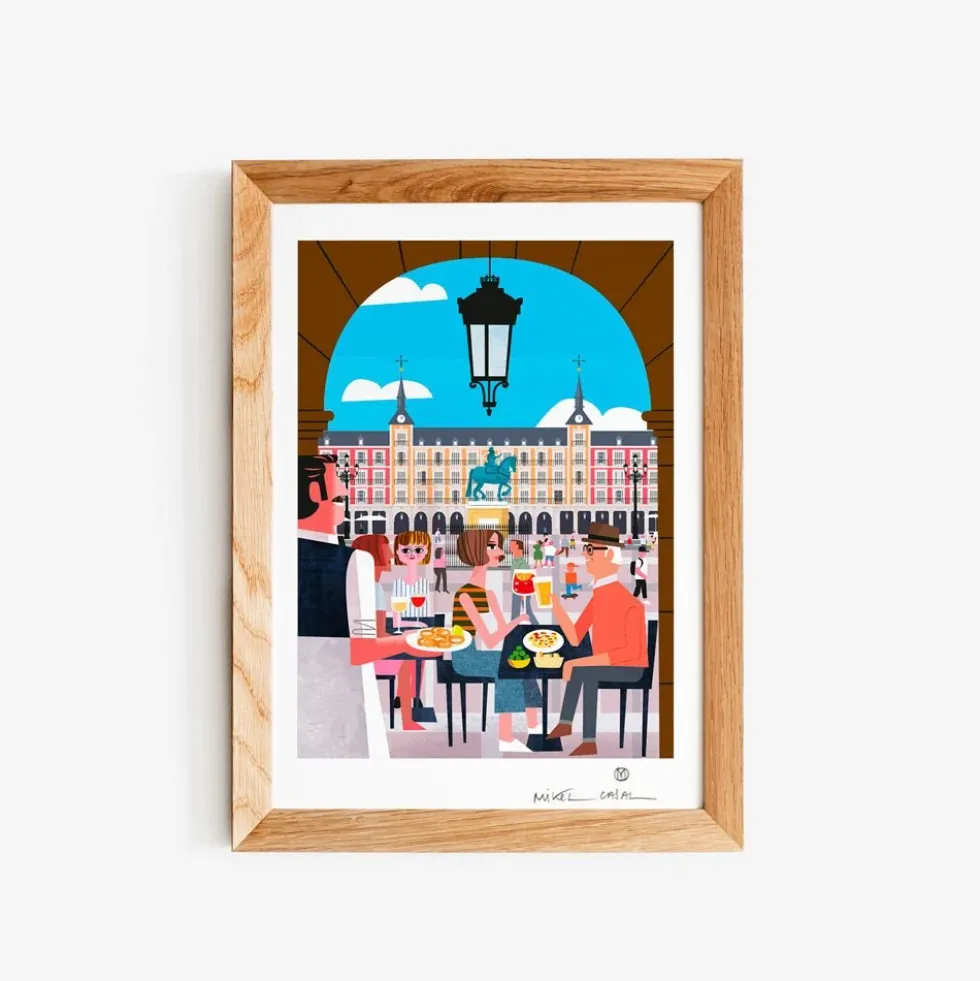 Plaza Mayor Madrid Giclée Print