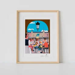 Plaza Mayor Madrid Giclée Print