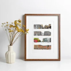 Plazas de Madrid Giclée Print