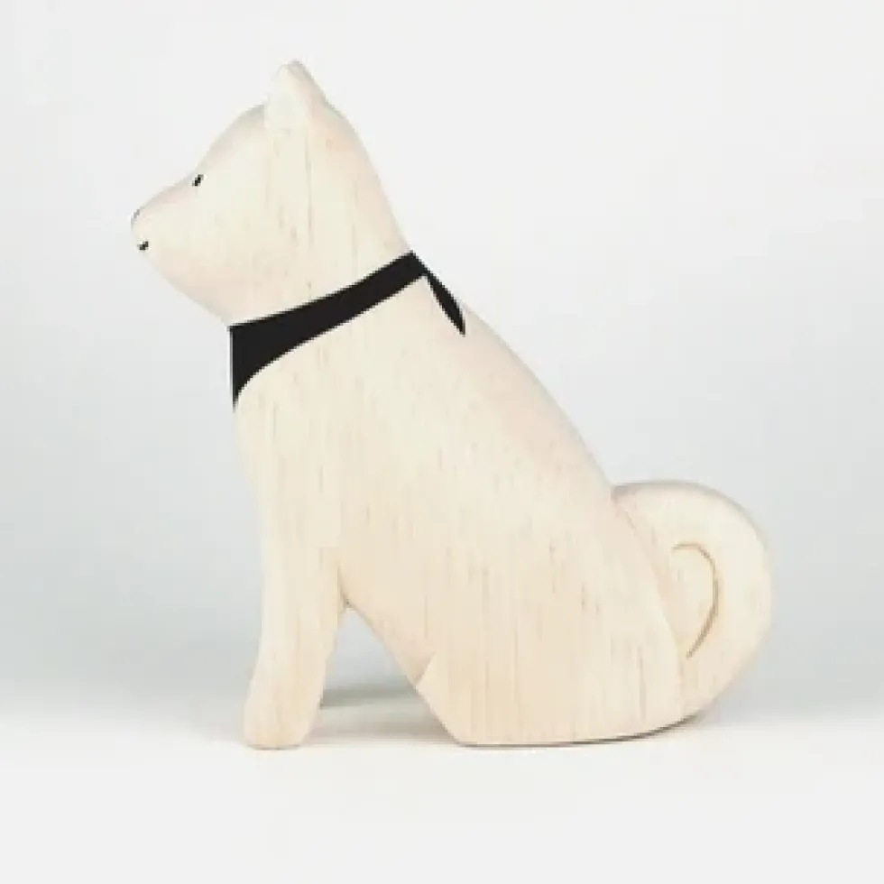 Pole Pole Wooden Animal Akita