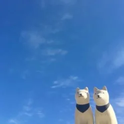 Pole Pole Wooden Animal Akita