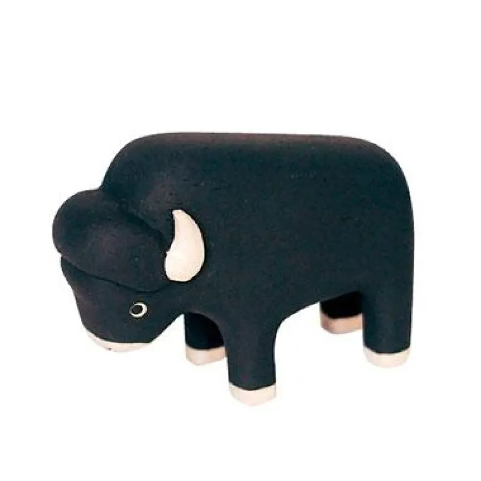 Pole Pole Wooden Animal Bison