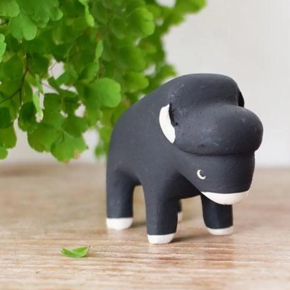 Pole Pole Wooden Animal Bison