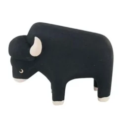 Pole Pole Wooden Animal Bison