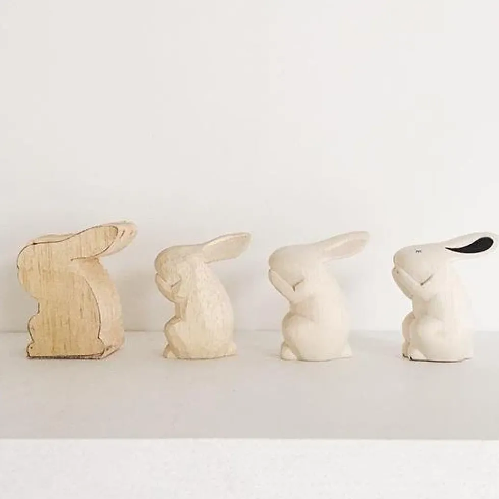 Pole Pole Wooden Animal Bison