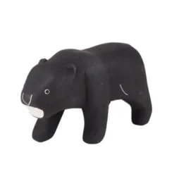 Pole Pole Wooden Animal Black Panther