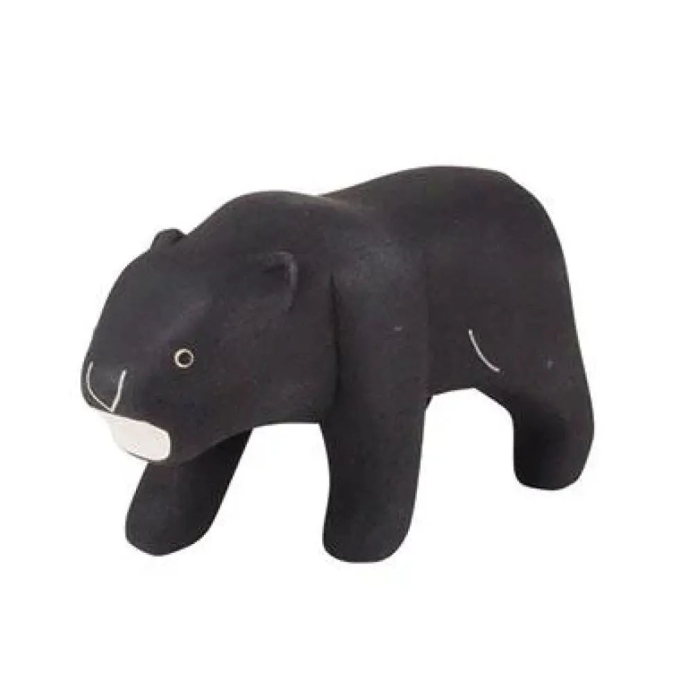 Pole Pole Wooden Animal Black Panther