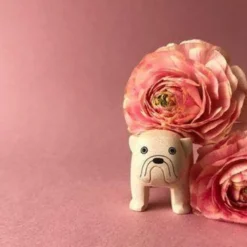 Pole Pole Wooden Animal Bulldog