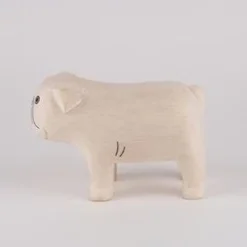 Pole Pole Wooden Animal Bulldog