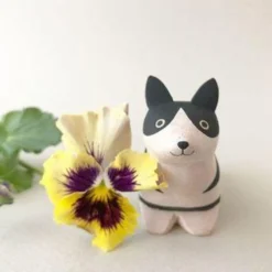 Pole Pole Wooden Animal Corgi