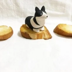 Pole Pole Wooden Animal Corgi