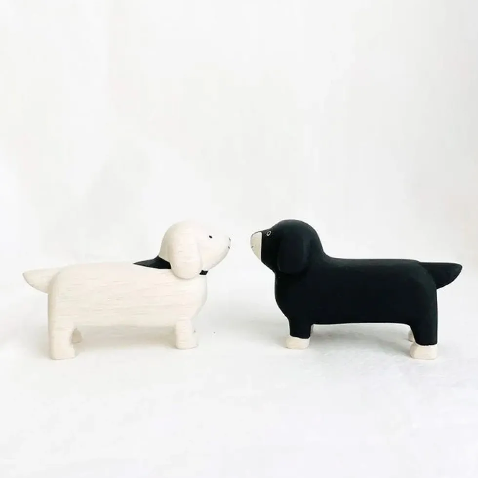Pole Pole Wooden Animal Dachshund