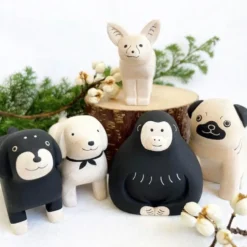 Pole Pole Wooden Animal Dachshund