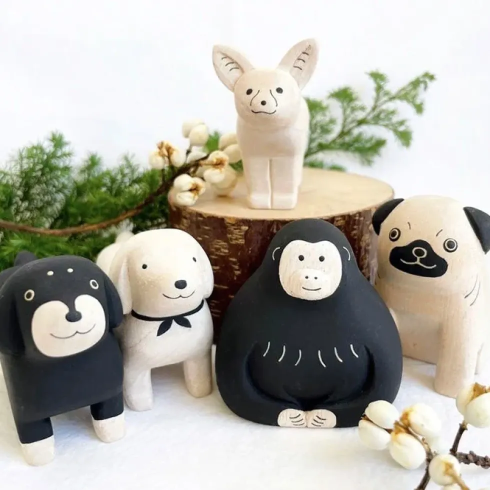 Pole Pole Wooden Animal Dachshund